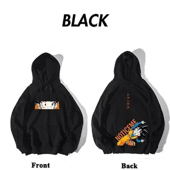 

Unisex Pullovers Dragon Ball Character Goten Trunks Couples Hoodies DBZ Printed Sweatshirts With Kangaroo Pockets Drawstring