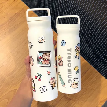 

Cute Creative Water Bottles Portable Outdoor Travel Eco Friendly Camping Equipment Water Bottles Gourde Home Drinkware DB60SP