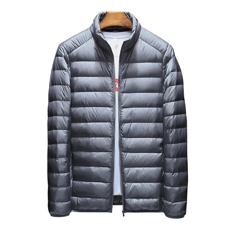 

New Style Down Jacket Men Jacket Parka Coat Lightweight Short Winter Warm Jacket Trend Stand-up Collar Male Plush Size Wholesale