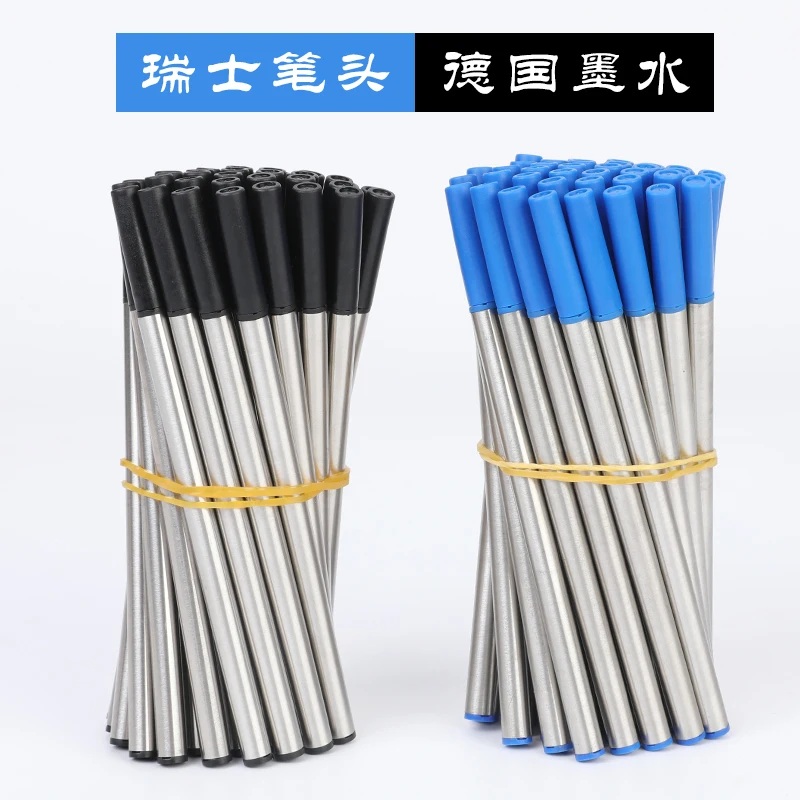 5 pcs/lot Metal Refills 0.5mm for Roller Ballpoint Pen Business Pen Ball Pen Refills 11cm Length Office School Supply Stationery 3