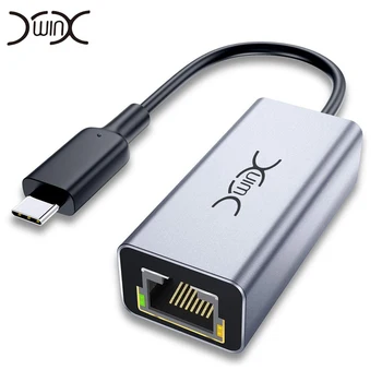 

YXwin USB Hub High Speed RJ45 Ethernet Adapter 10/100/1000 Mbps USB 3.0 Type C HUB for MacBook Pro Laptop Notebook Accessories