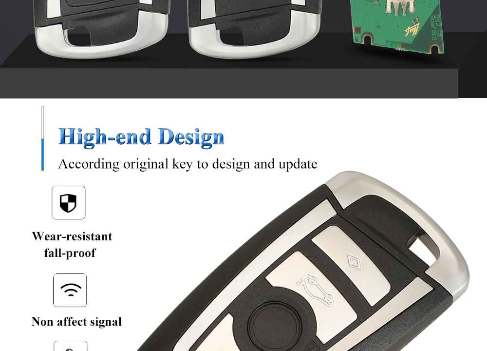 Keyforkess HUF5662 HUF5767 HUF5661 chiave telecomando auto PCF7953 per BMW F 3 5 7 serie X5 X6 F20 F22 F30 CAS4 CAS4 FEM 315/434/868MHz 9 Keyforkess HUF5662 HUF5767 HUF5661 chiave telecomando auto PCF7953 per BMW F 3 5 7 serie X5 X6 F20 F22 F30 CAS4 CAS4 FEM 315/434/868MHz - Hd9d6a8a4136d4c12bee6d830667b850ek