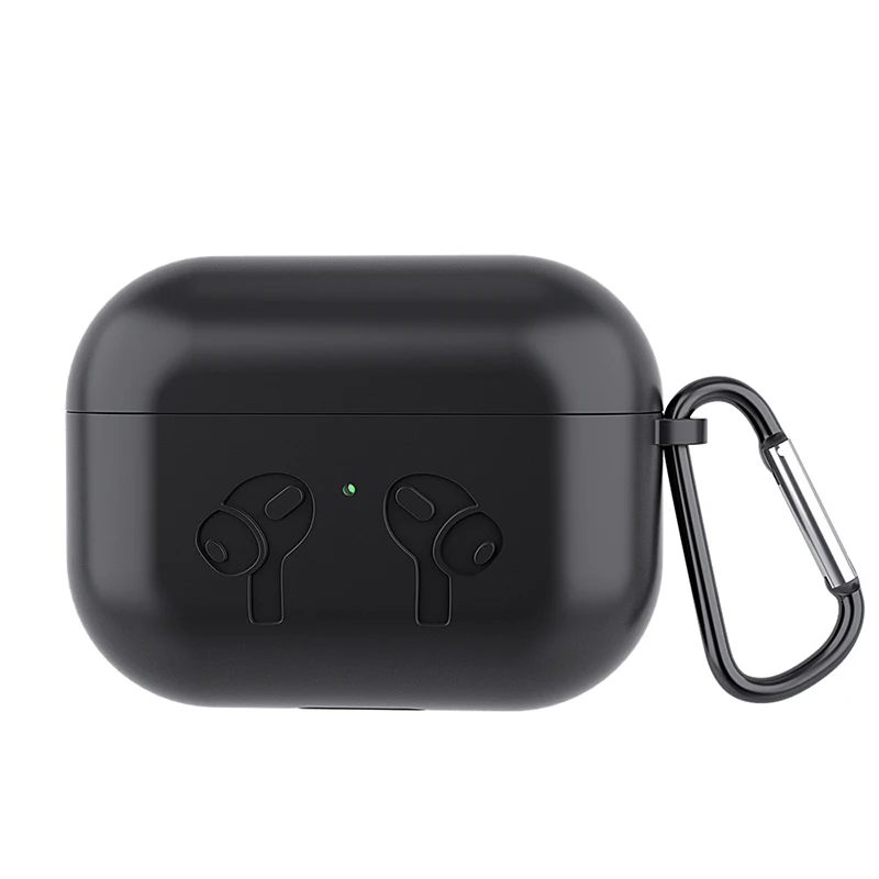 Силиконовый чехол Essager для Airpods Airpod Pro, Роскошный чехол для Apple Air Pods Pod Pro, аксессуары для кожи, милый розовый чехол - Цвет: Black