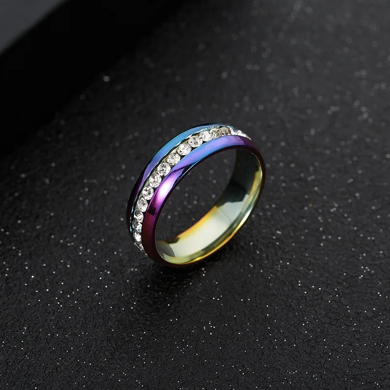 Персонализированные золотые обручальные кольца, кольцо для женщин и мужчин, ювелирное изделие, счастливое кольцо, 6 мм, нержавеющая сталь, обручальное кольцо, Подарок на годовщину