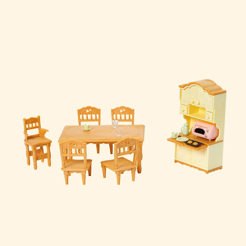 S01 Sylvanian Families кукольный домик мебель аксессуары столовая набор без фигурок 5340