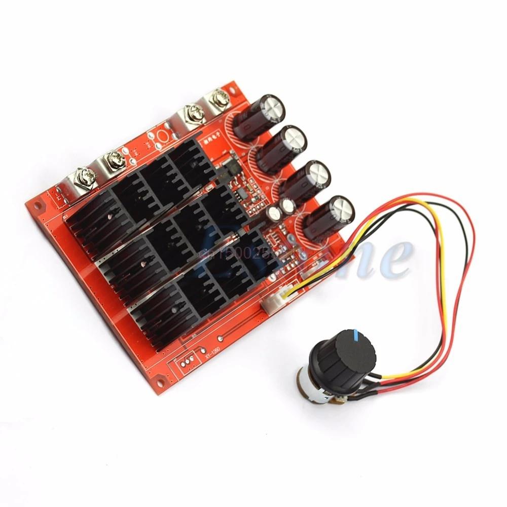 60A DC 10-50V регулятор скорости двигателя ШИМ HHO RC контроллер 12V 24V 48V 3000W макс
