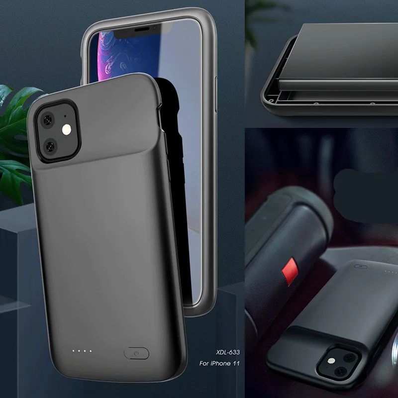 4800 мАч чехол для зарядного устройства для iPhone 11pro 5000 мАч для iPhone 11 11 pro max портативное зарядное устройство Внешний аккумулятор для iPhone чехол