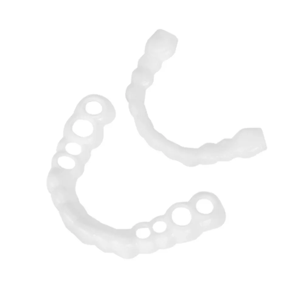 Идеальный Смайл оснастки кронштейн верхние зубы моделирование брекеты Отбеливание Набор второго поколения Силиконовые Моделирование зубные протезы