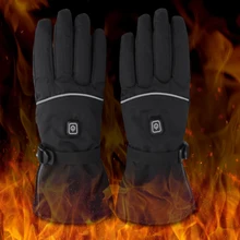 1 пара, для пеших прогулок, с регулируемой температурой, зимние, водонепроницаемые, для верховой езды, для альпинизма, катания на лыжах, перчатки с электрическим подогревом, спортивные