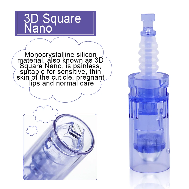 50 шт./лот Dr. Pen A6 9/12/36/42/Nano/3D/5D квадратный нано игольчатый картридж для MYM автоматический микроиглы Электрический Dr. Pen