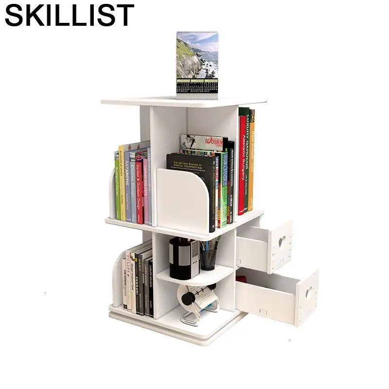 

Vintage Moveis Para Casa Estanteria Madera Rotatable Rotate Libreria Scaffale Home Furniture Librero Bookcase Book Case Rack