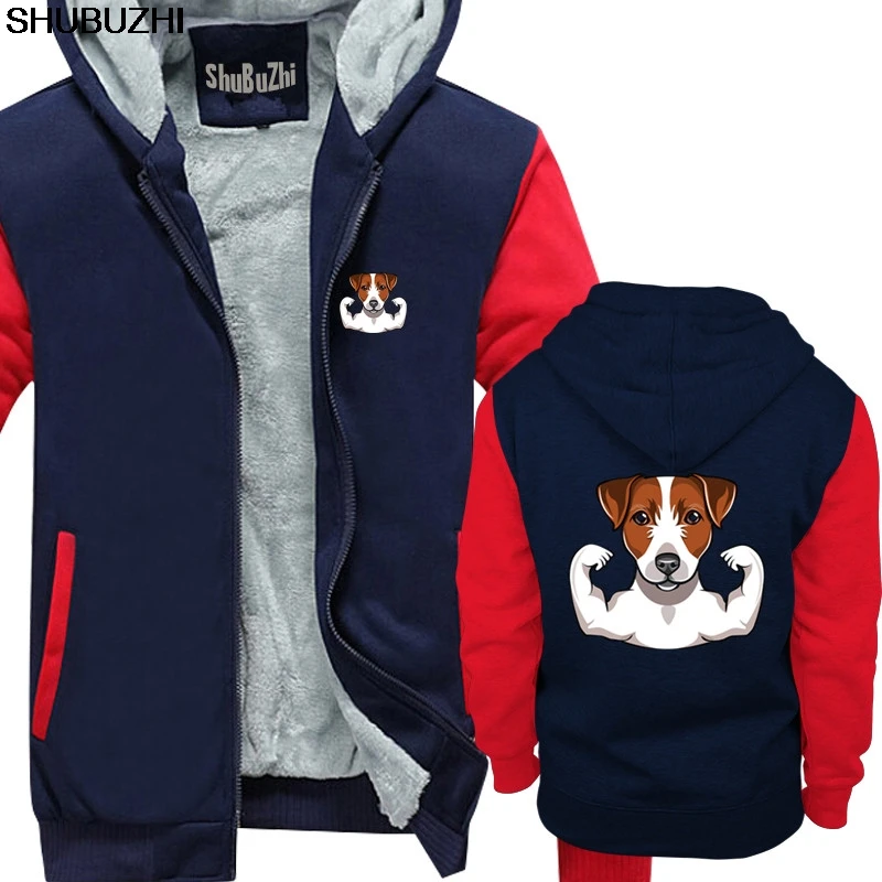 Теплое пальто JACK RUSSELL Terrier Hashtag Hunderasse худи Herren Damen Tiere Haustier повседневное теплое для
