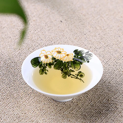 chrysanthemum Цзиндэчжэнь дропшиппинг чайный набор ручная роспись Ли кунг-фу чайная чашка pu черный чай tieguanyin керамические маленькие чашки - Цвет: chrysanthemum