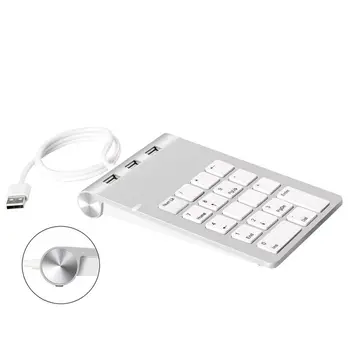

Mini Size Keyboard Portable USB 2.0 Multifunctional Wired Financial Accounting Cashier Digital Keyboard