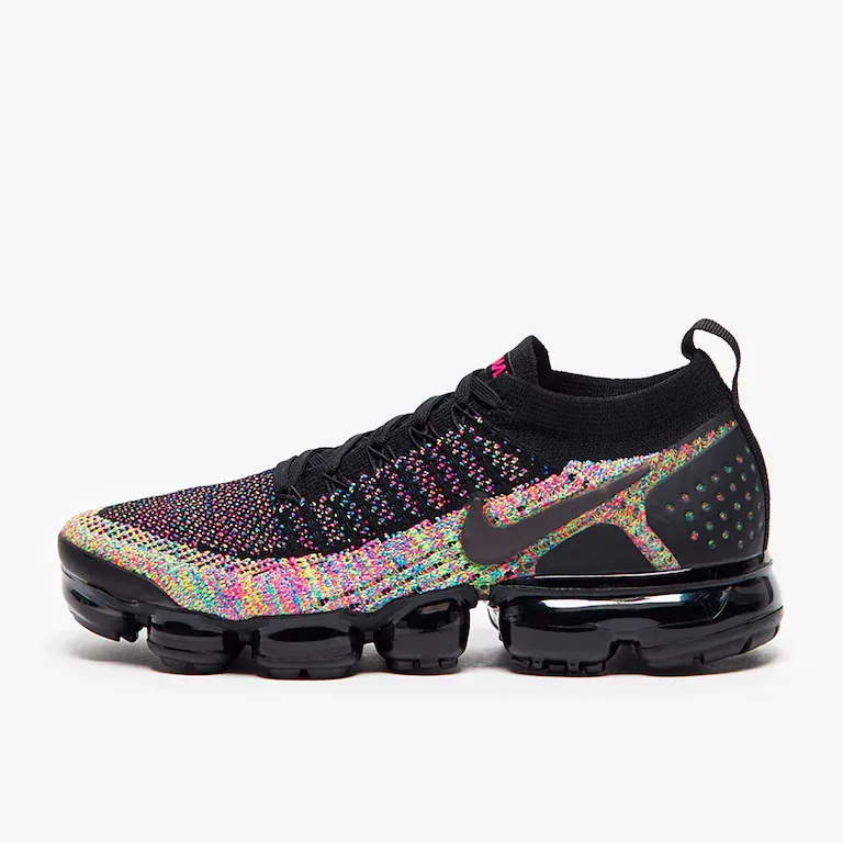 Оригинальные женские кроссовки для бега NIKE AIR VAPORMAX FLYKNIT 2, удобные спортивные кроссовки из дышащей сетки для улицы, новинка, 942843-401 - Цвет: 942843-015