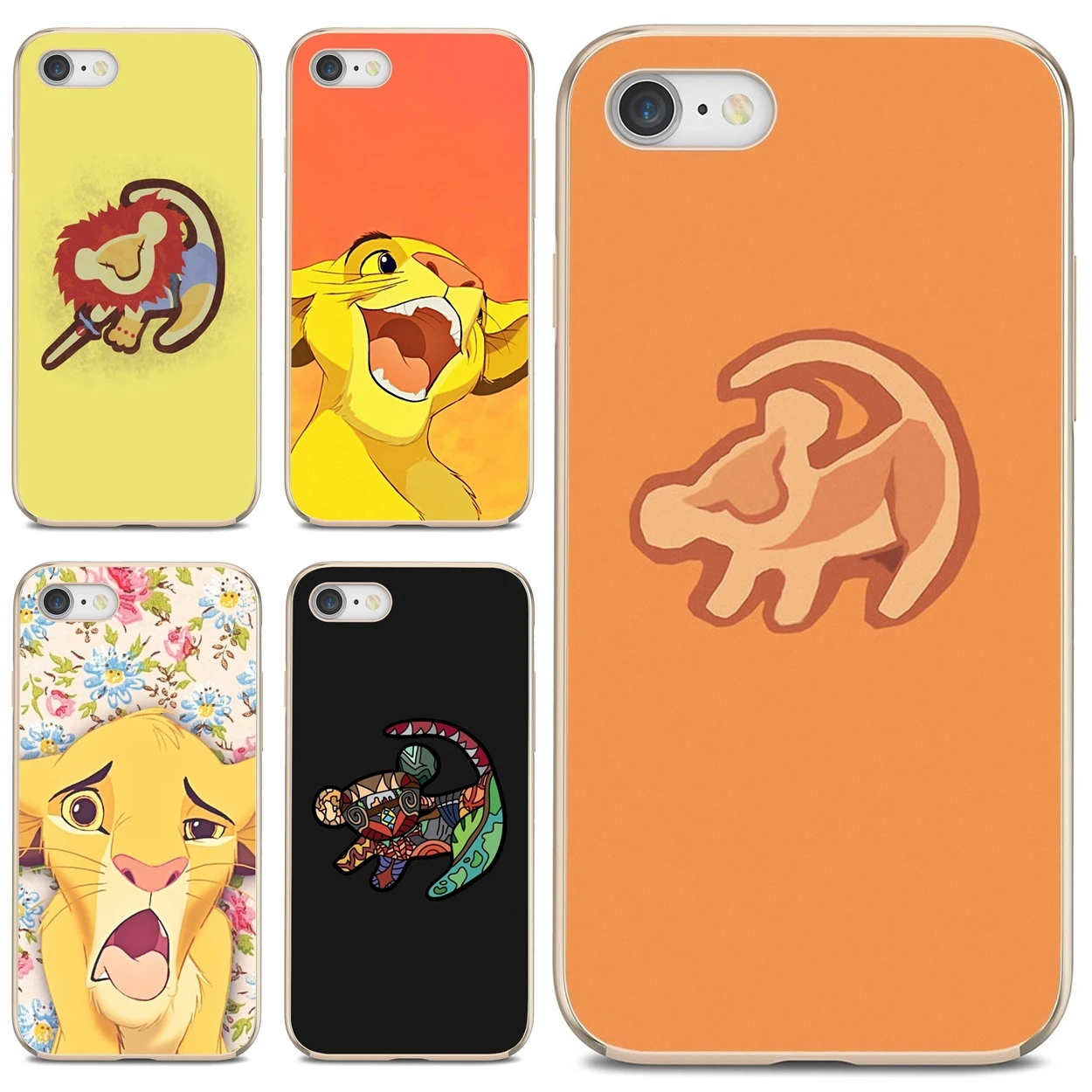 Simba-D-Funny-Face-C-Lion King Floral For Samsung Galaxy A9 A8 Star Lite A3 A5 A7 A6 Plus 2018 2015 2016 2017 Silicone Bag Case | Мобильные