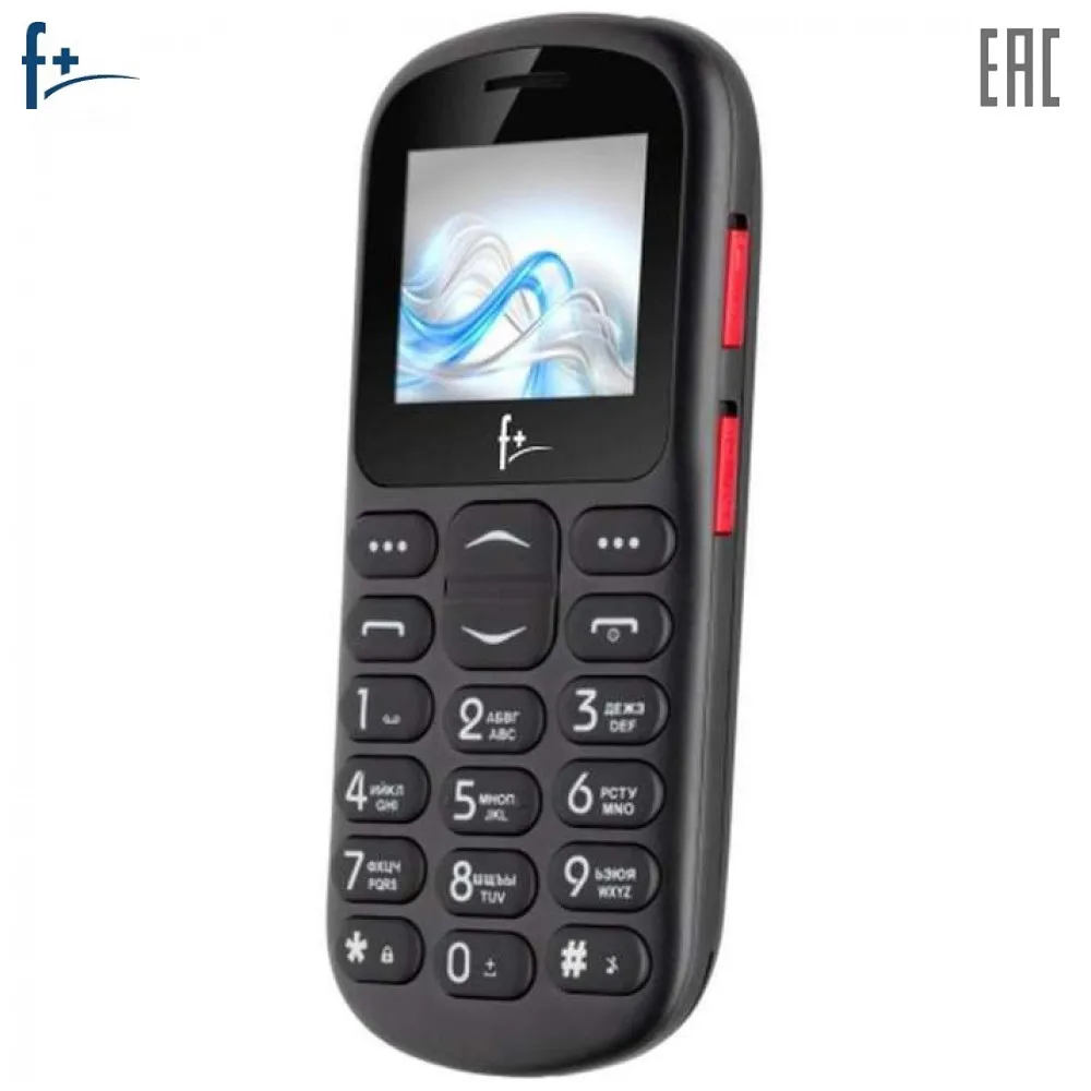 Mobile Phones F+ Ezzy1 Black cellular phone cellphone Ezzy 1 1.77'' 128x160 32MB RAM 0.08Mpix 2 Sim Micro-USB 800mAh 800 mAh