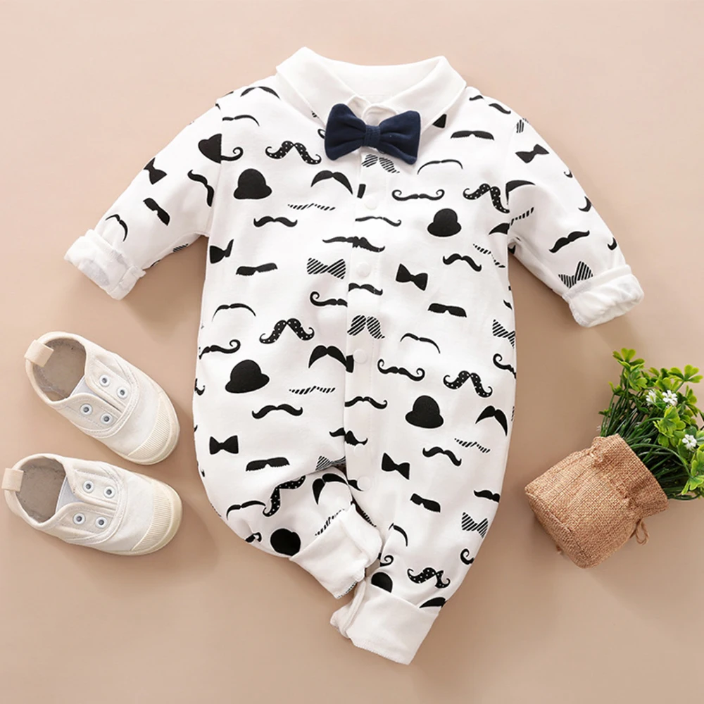 Cotton baby suit Malapina Newborn Baby Boy Rompers Summer Clothes Infant Short Sleeve Jumpsuit Overalls Outfit with Bow Tie Toddler Girl Clothing black baby bodysuits	