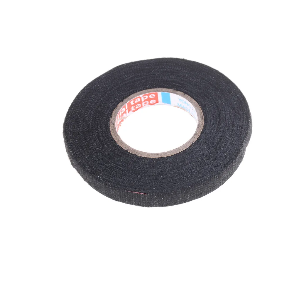 1pc Looms WiringHeat-resistant Wiring Harness Tape 9mmX15M Harness Cloth Fabric Tape Adhesive Cable Protection