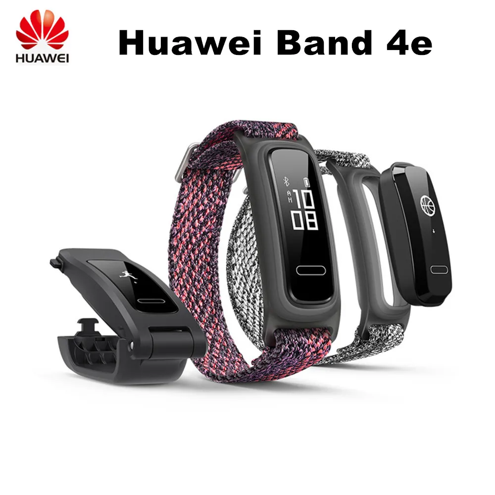 

Original Huawei Band 4e Smart Band Basketball Wizard Running Posture Monitor 2 Wearing Mode Water-Resistant Up To 50 Meter