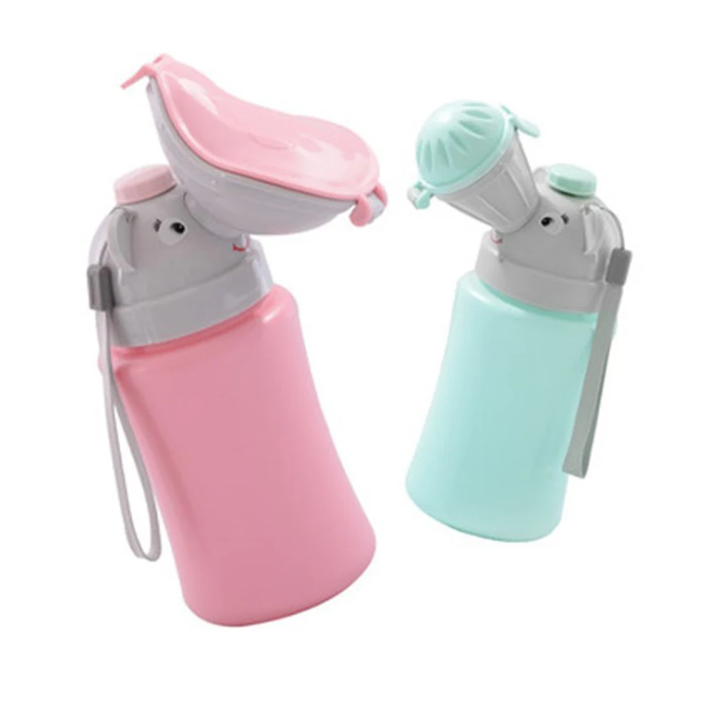 500ML Portable Baby Travel Urinal Pot ABS Kid Portable Urinal Toilet Potty Training Baby Boys Girl Car Travel Supply Hot Sale