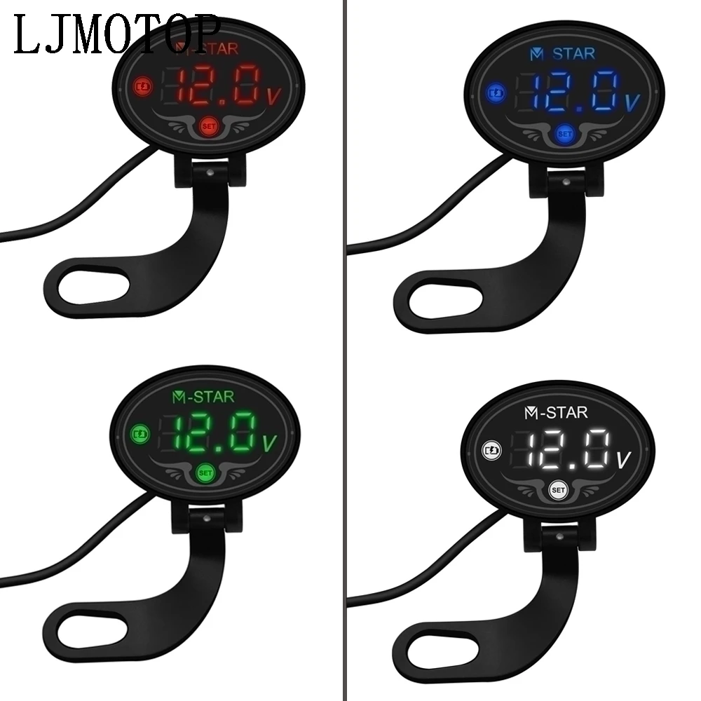 Супер водонепроницаемая цифровая панель Вольтметр метр тестер светодиодный дисплей для TRIUMRH DAYTONA 955i модель ROCKET III CLASSIC