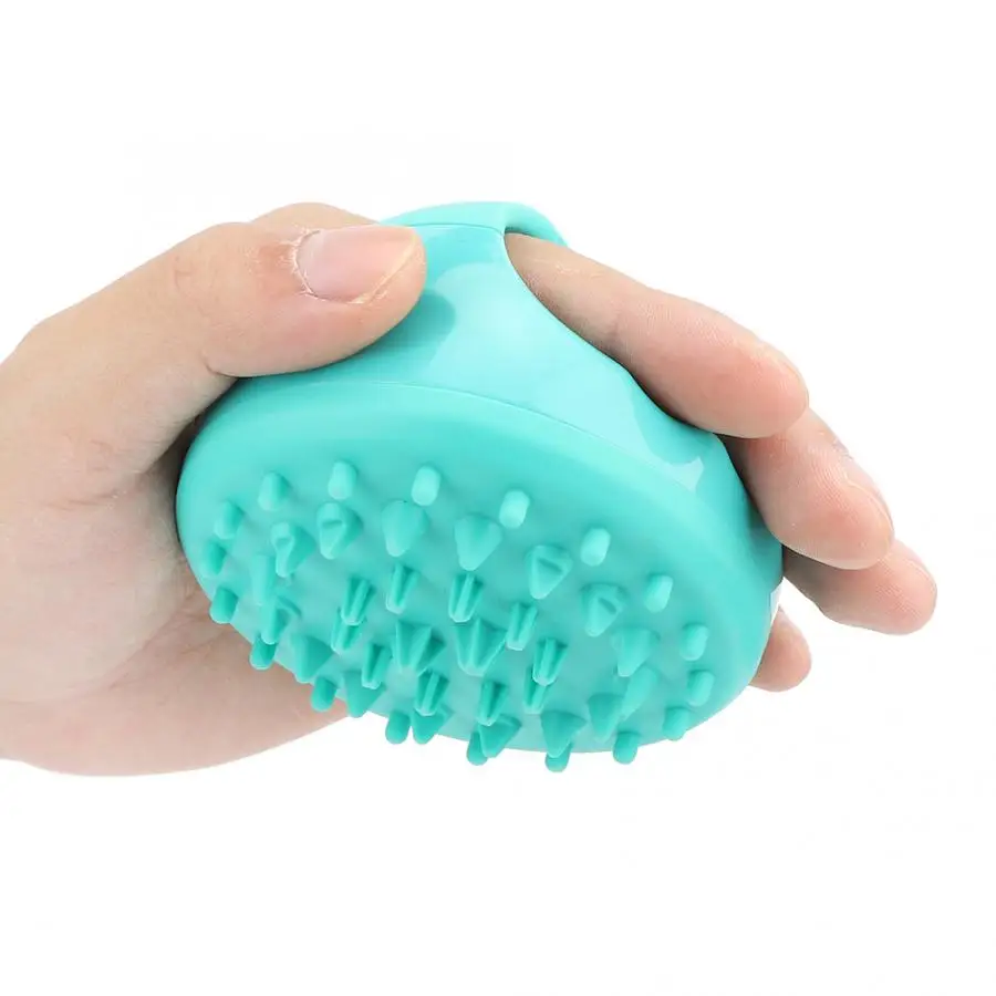 Бытовая Массажная щетка для купания Многофункциональный силиконовый шампунь для кожи головы массажные щетки гаджеты для ванной комнаты