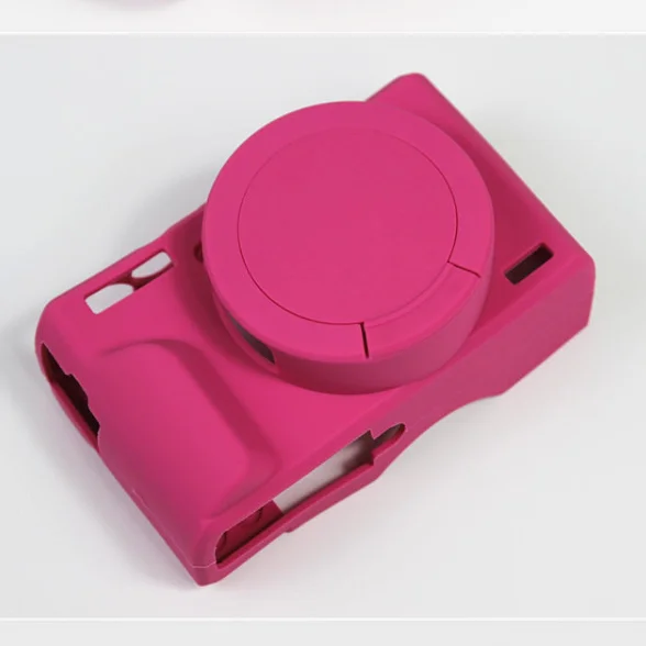 Canon G7X mark 3 G7X III g7x3 Silicone Case Camera Case Camera Case Cover - Цвет: Розовый