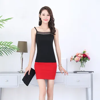 

Occupation Pack Inside Build Sling Vest Female Sequins Small Sling Slim Fit Slim Short Versatile Suit Backing Shirt Top