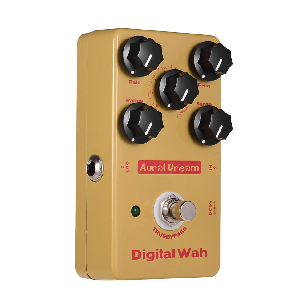 

Hot New Aural Dream Digital Wah Effect Pedal Aluminum Alloy Shell True Bypass Electric Guitar Pedals Guitar Accessories