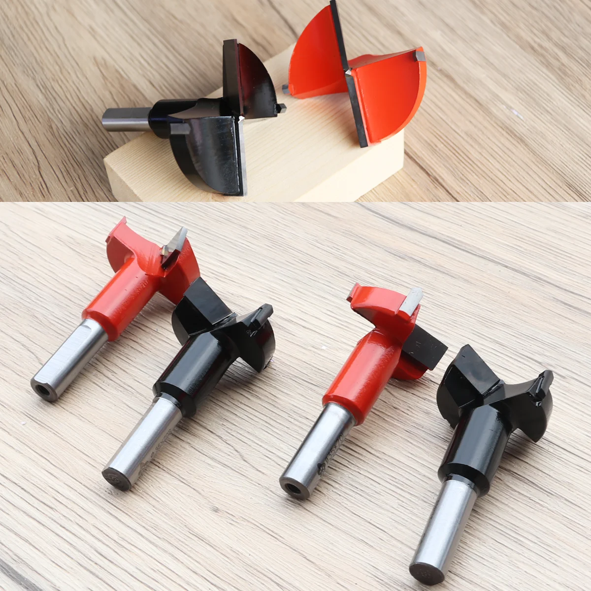 TCT Head 4 Flutes Industrial Hinge Boring Bits Gang Drill for 35mm Holes Woodworking Tools Multi Rows wood boring Machines