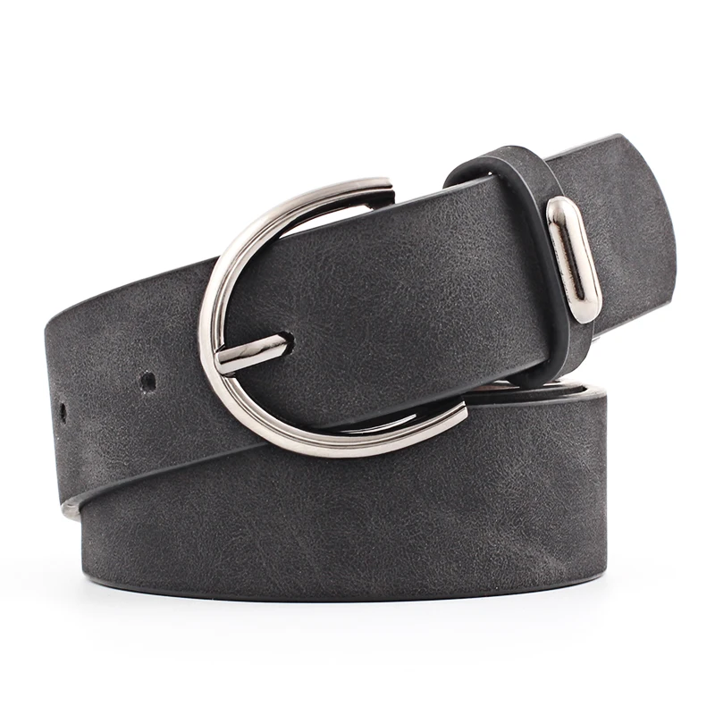 Черный Earnda Explosive Women's Belt Pin buckle women's Belt Fashion Trend Belt For Jeans - Цвет: Черный