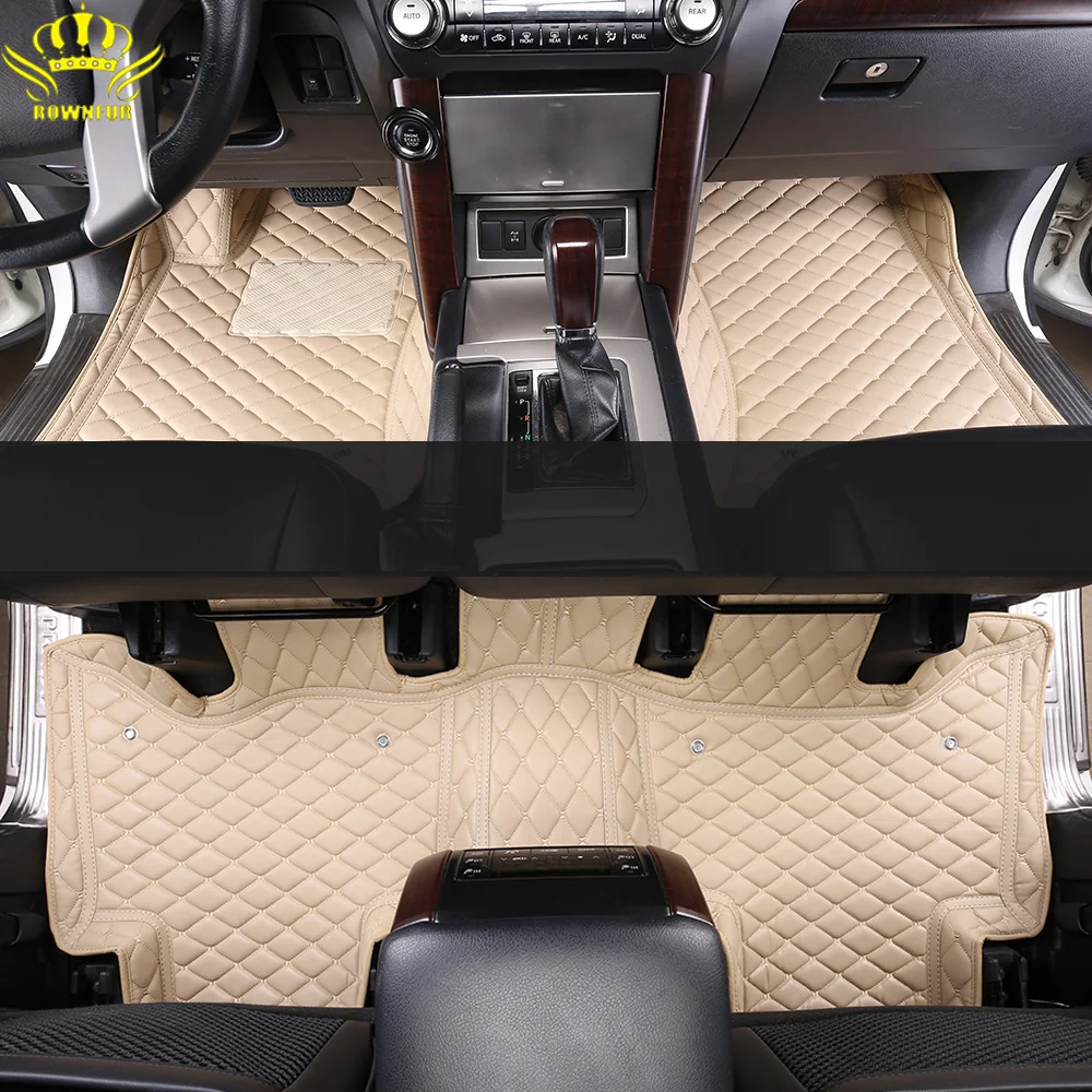 Custom Car Mats For Ford Focus 23 MK3 Fiesta MK7 C-MAX Mustang Edge Kuga Transit Expedition Explorer Mk4 Fusion F150 Floor Mats