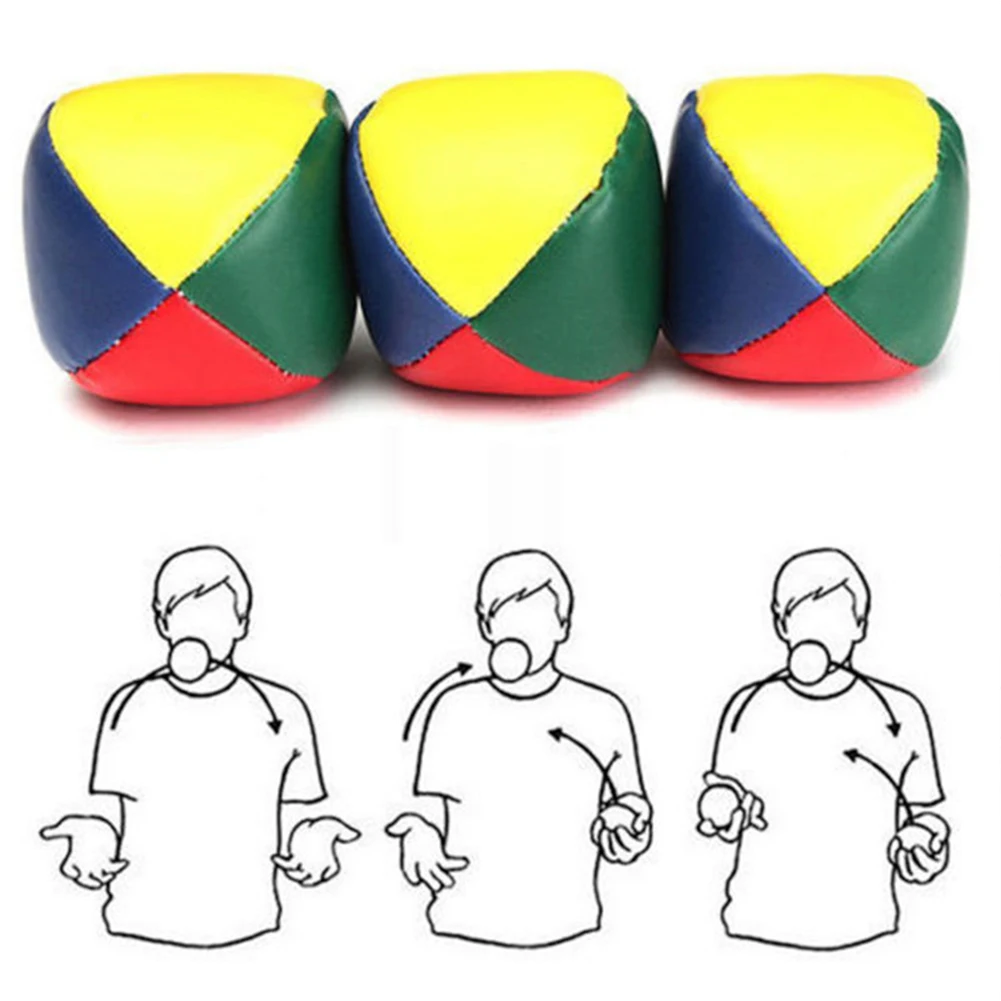 

Children‘S Outdoor Sport Ball 3Pcs Juggling Balls Set Circus Balls With 4 Panel Design For Kids And Adults Outdoor Sport Toys