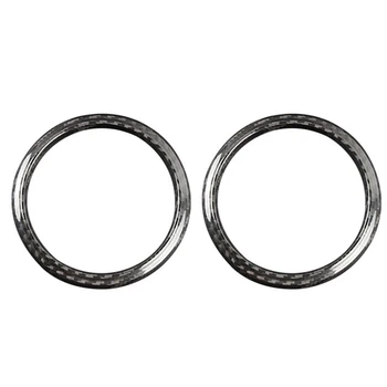 

Carbon Fiber for Subaru BRZ Toyota 86 2013-2020 Accessories Interior Trim Air Conditioning Outlet Vent Circle Sticker