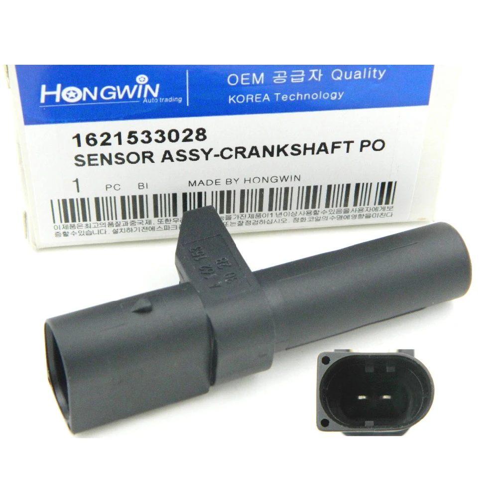 Genuine No.:1621533028 Crankshaft Position Sensor Fits Ssangyong Rexton Stavic Rodius 02-18 Actyon Kyron 06- KORANDO MUSSO 95-05