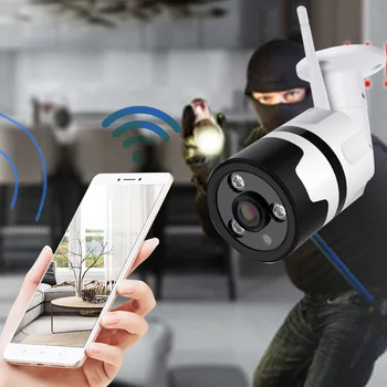 

Security Camera Outdoor Wide Angle Home Safety Easy Install Video Surveillance HD 1080P 2 Way Audio IP66 Waterproof Night Vision