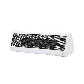 

Electric Heaters Fan Countertop Mini Home Room Handy Fast Power Saving Warmer for Winter PTC Ceramic Heating White US Plug