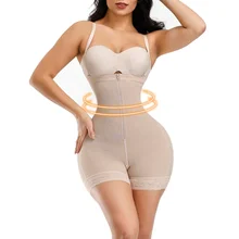 

Women's High Compression Corset Zipper Open Bust Tummy Control Butt Lifter Adjustable Shapewear Skims Fajas Colombianas