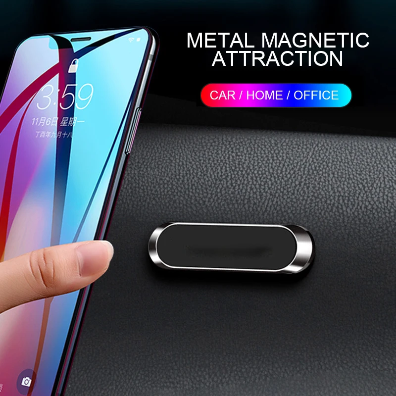 Magnetic Phone Holder Multi-Function Magnet Car Phone Holder Mobile Phone Holder for Car Office Bedroom for iPhone all Phones