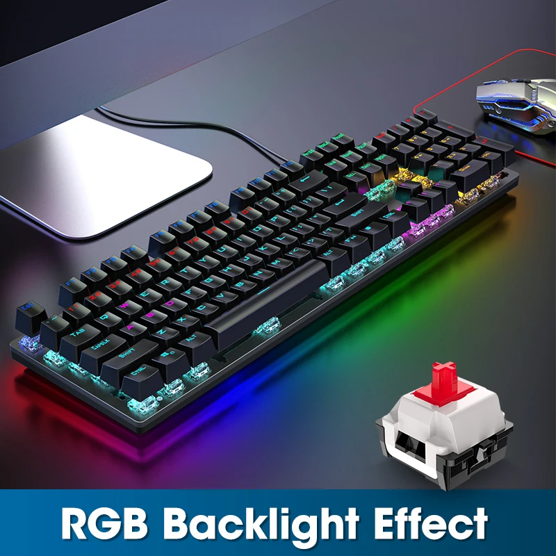 AOC GK410 Clavier de jeu mécanique Blue Switch-4
