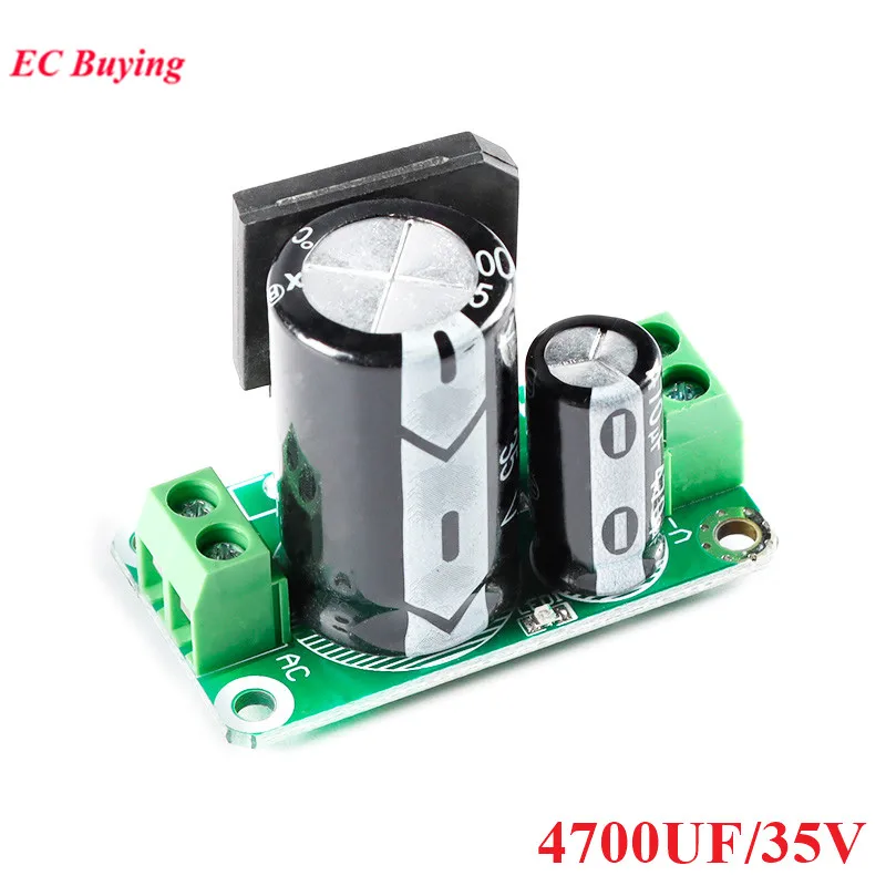 10A 3300UF/50V 4700UF/35V Einzigen Netzteil Gleichrichter Filter Bord Power Verstärker nicht Regler Power Board Modul 8A – Detail 5