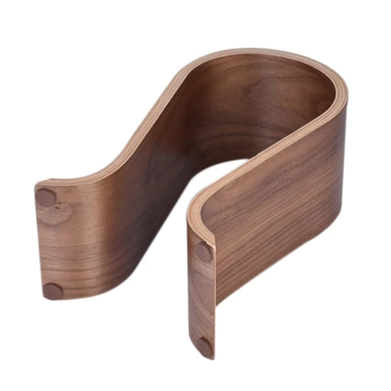 U Shaped Headset Storage Rack Universal Wood Headset Display Rack Portable Desk Headset Accessories Bracket