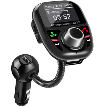 

2020 New Bt In-Car Wireless FM Transmitter MP3 Radio Adapter Car Kit 2 USB Charger Car Mp3 player Sound Amplifier Modulator #Ger