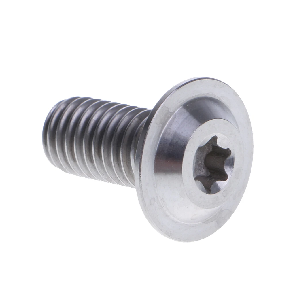 M8x16mm Titanium/Ti Alloy Motorcycle Brake Disc Rotor Mount Bolt Screw
