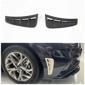 

Fit For Hyundai Sonata 2020 Car Head Side Fender Air outlet Fender frame Trim Cover ABS Car-Styling Sticker