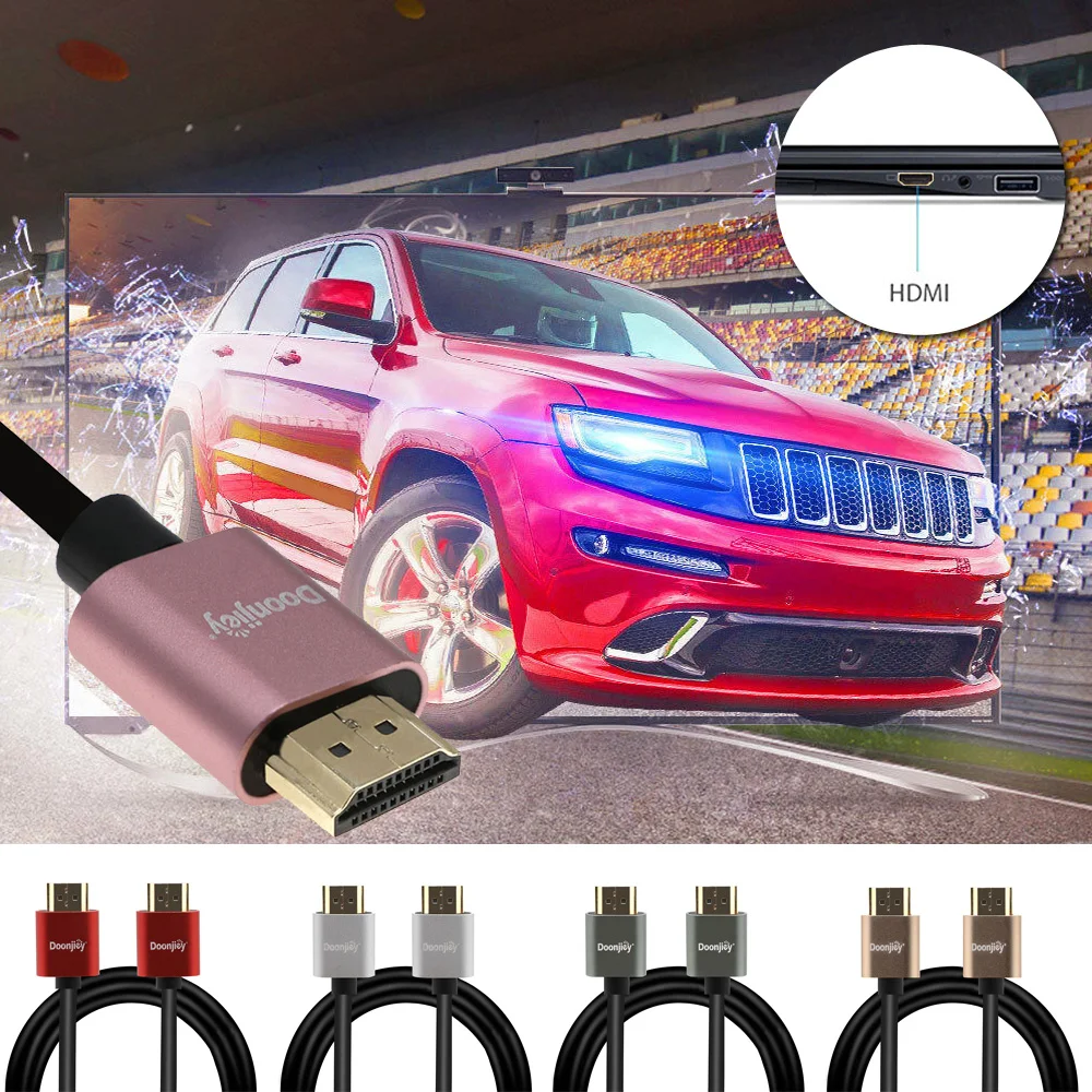 HDMI кабель V2.0 3D 1080P Ethernet 4K 60 Гц-HDTV ЖК-дисплей светодиодный PS4 1/1. 8/3 м HDMI V2.0 кабель Поддержка 2K* 4K
