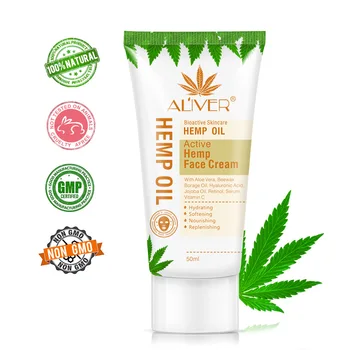 

ALIVER Hemp oil face cream Whitening Moisturing Anti wrinkle freckle melasma Retinol Hyaluronic Acid Serum Day Creme SkinCare