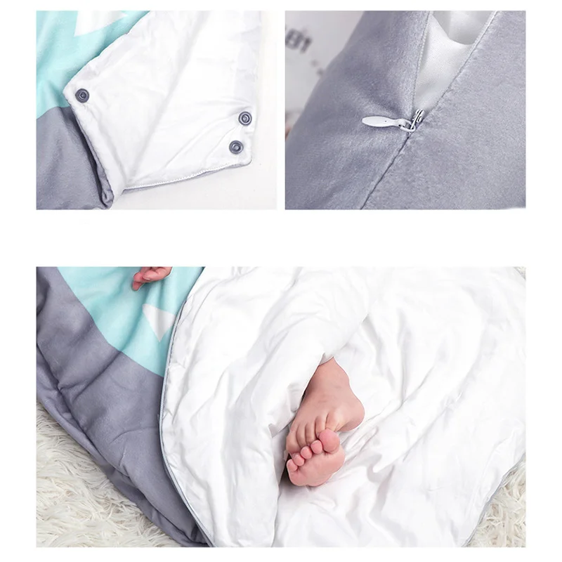 sleeping bag baby for travel kids cartoon animal Sleepsack cute penguin cot bed bedding cotton for stroller Portable BTN031