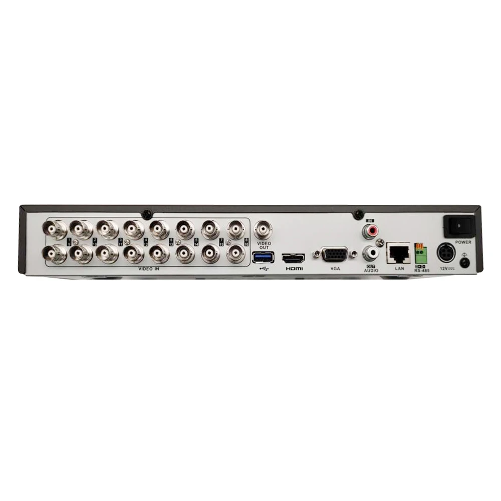 Hikvision 16CH Max Support 6MP Turbo HD DVR Video Recoder 5 in 1 for HDTVI/AHD/CVI/CVBS/IP video input H.265 pro+ DS-7216HQHI-K1